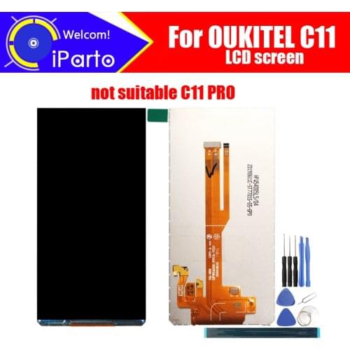 5.5 inch OUKITEL C11 LCD Screen Display Original New Tested Top Quality Replacement LCD Display For OUKITEL C11+tools+adhesive