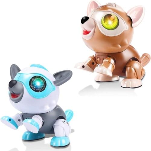 Smart Voice Control Touch Sensor Robot Puppy Pets Electronic Robot Dog Model Plush Toys For Kids Gifts