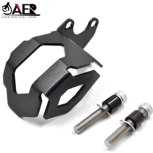 JAER Motorcycle CNC Front Brake Fluid Reservoir Guard Oil Cap protector For BMW F800GS F700GS 2013-2017