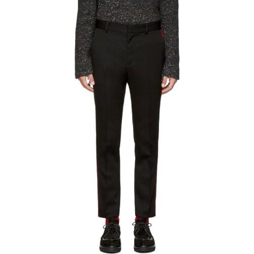 Mens casual pants slim nine point classic European and American style youth fashion popular urban style