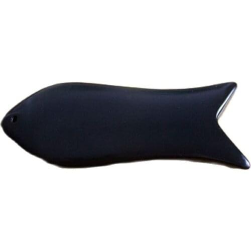 Natural Stone Fish Face Black Classic Facial Beauty Slimming Massage Tool