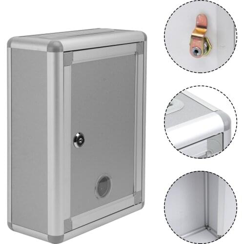 Small Suggestion Box Mailbox With Lock Wall Hanging Complaint Suggestion Box Aluminium Alloy Box