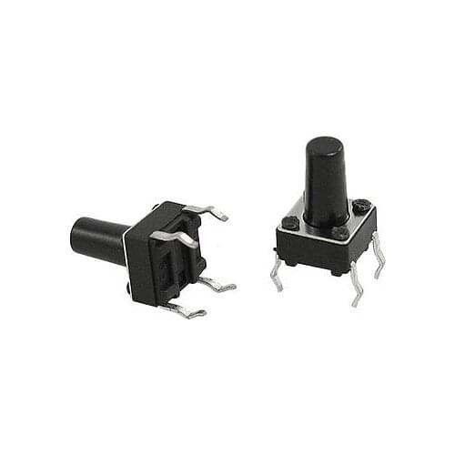 Panel Momentary Mini Tactile Tact Push Button Switch 4 Pin DIP 6 x 6 x 10mm