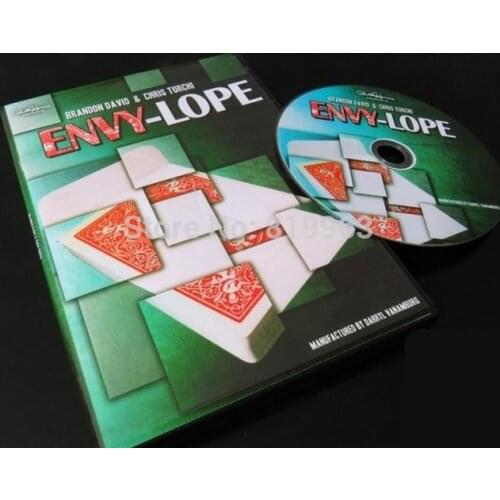 Paul Harris Presents Envylope (Gimmick + DVD),Card Magic,Stage,Close Up Magic Tricks,Illusions,Magia Toys,Joke,Gadget