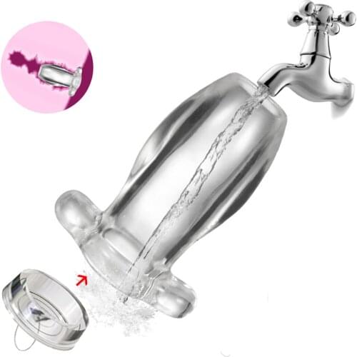 Hollow Butt Plugs Anal Plug/Dilator/Tunnel/Cleaning/Expansion/Masturbator/Anchor/Shower Enema Prostate Massager Intimate Goods