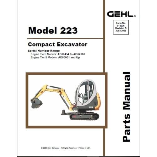 Gehl Parts Manuals