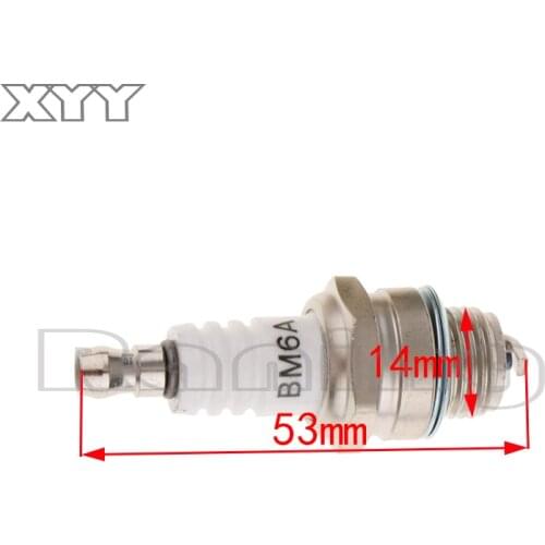 BM6A Spark Plug Glow Plug Standard Spark Plug Small Engine Replacement For Chainsaw Lawn Mower Strimmer M7/L7T/CJ8/1560