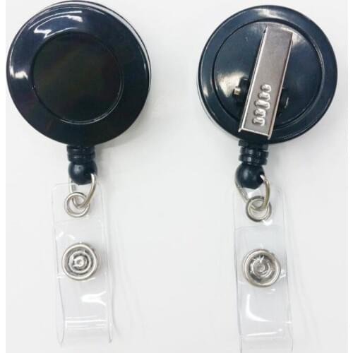 500pcs/lot Retractable Lanyard ID Card Badge Holder Reels with Clip Keep ID, Key and Cell phone Safe lin4103
