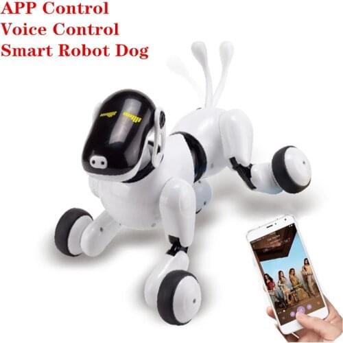 High-end Smart Robot Voice Control APP Control Bluetooth Connection intelligent Talking Robot dog Pet RC Robots Toys For Childre