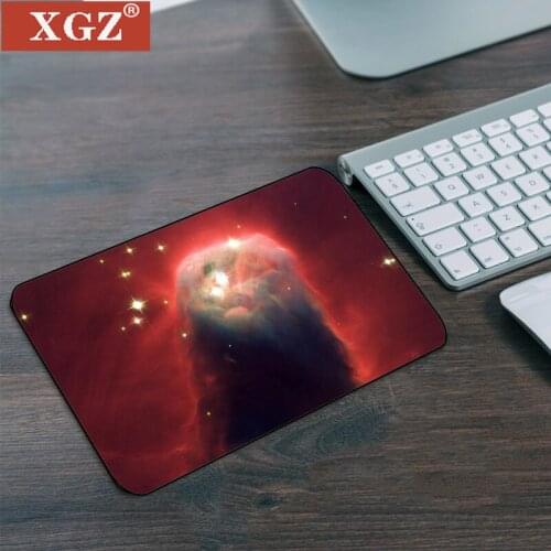 XGZ Starry Sky Abstract Rubber Non-slip Rectangular Notebook Computer 22x18cm Game Console Table Maus Player Accessories Pc Csgo