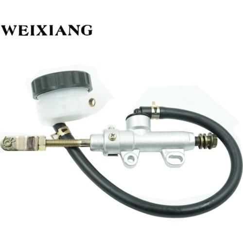 Motorcycle Rear Brake Master Cylinder Pump Motorbike ATV Dirt Bike Hydraulic Brake Pump Refit M10