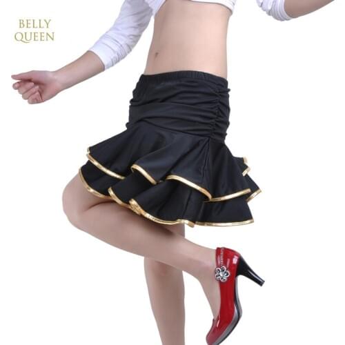 2020 New Lady Latin Dance Skirt For Womens Adjustable Styles Latin Dance Dress Competition/Practice Dancewear 8 Colors