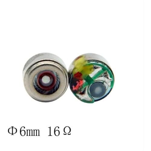 6mm speaker unit diy micro moving coil speaker 2pcs