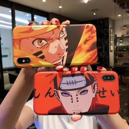 Naruto Phone Case for IPhone 7 / 8 / Plus / X / XS / XR / XS Max / 11 / 12 / Pro /Cute Cartoon Anti-fall Silicone Case