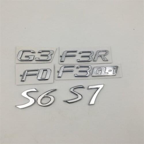 For BYD G3 F0 S6 S7 F3R F3GLi Rear Trunk Emblem Logo Badge Namaplate Decal