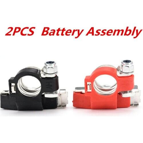12V 24V Battery Cable Terminal 2PCS Pure Copper Tinned 1pair Conductive Properties