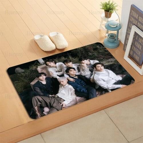 GOT7 Doormat Floor/Bath/Kitchen/Beach Mat Flannel Sponge Fabric 3D Printed Shaggy Custom Decoration For Bedroom 0512