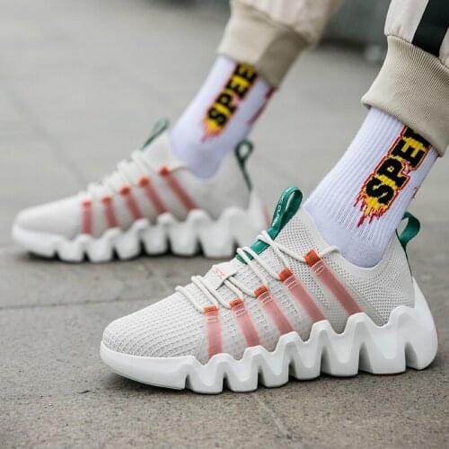 2020 New Casual Shoes for Men Fashion Mesh Breathable Sneakers Comfortable Men Shoes Trainers Size 39-45 Zapatillas De Hombre