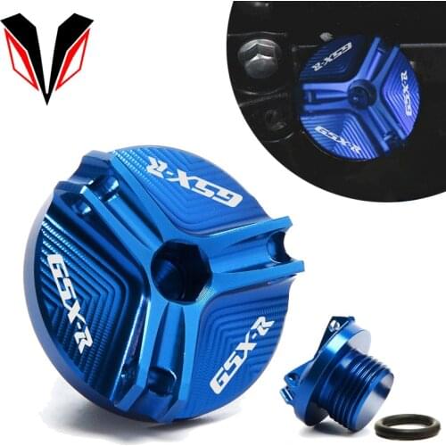 Motorcycle Parts Engine Plug Cover Oil Filter Cup For Suzuki GSXR 600 GSX-R 750 1000 125 1000R /X gsx-r1000 2003-2021 2015 2018
