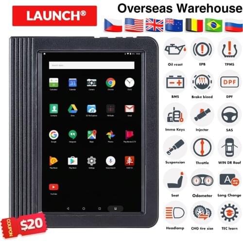Launch X431 V + 10 inch Tablet Professional Car Diagnostic Tool Auto Scan Pad Automotive Scanner Universal ECU Coding