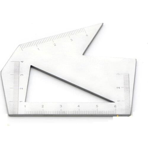Nose angle ruler Nose angle number measurement ruler Nose angle ruler Plastic beautician LOMNICON measuring instrument tool