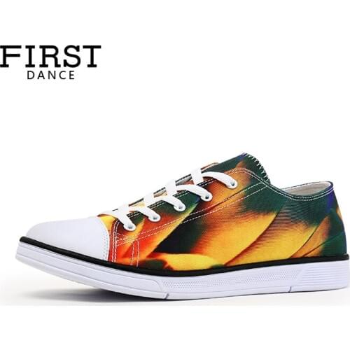 2018 Men Canvas Shoes Outdoor Spring Customized DIY 3D Prints Shoes Unisex Flats Casual Shoes Lace-up Female Leisure Flat Shoes