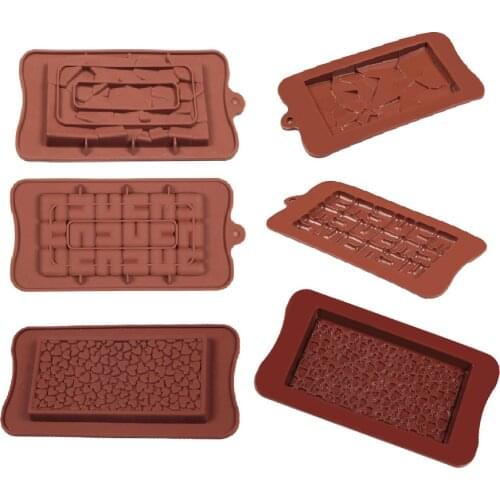 Silicone 3D Chocolate Mold Shapes baking Tools Non-stick cake mold Jelly and Candy DIY best