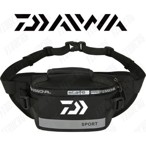 Daiwa Fishing Waist Bag Waterproof Travelling Fanny Pack Mobile Phone Waist Pack For Men Designer Belt Bag Travel Pouch Bags