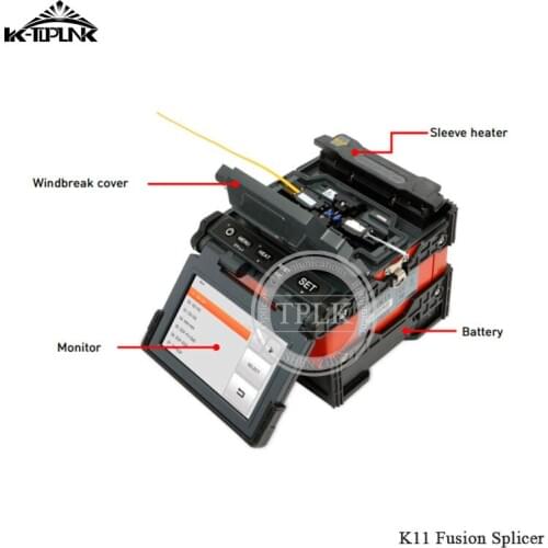 K11 Fiber Fusion Splicer High Performance Optical Fiber Cable Splicing Machine Ilsintech English Menu
