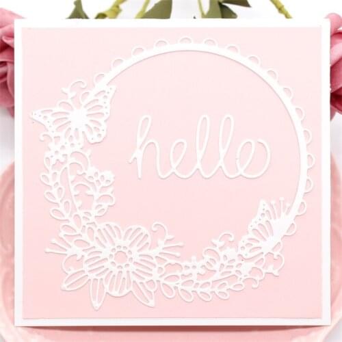 YPP CRAFT Flowers Frame Metal Cutting Dies Stencils for Scrapbooking Stamp/photo album Decorative Embossing Paper Cards