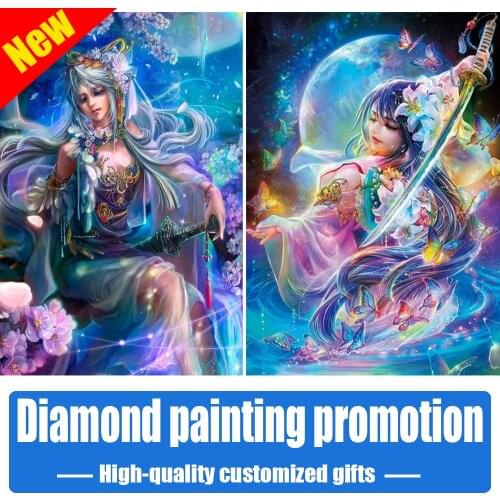 5D DIY Diamond Painting "Cartoon Characters" Square/Round Diamond Embroidery Mosaic Cross Stitch Art Decoration Wall Gift