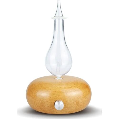 Round solid wood Waterless aromatherapy, no water scent machine, essential oil aroma diffuser aromatherapy home spa gift office