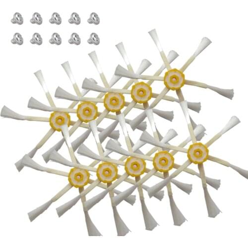 20pcs Side Brush+20pcs screws for iRobot Roomba 500 600 700 Series 550 560 630 650 760 770 780 Vacuum Cleaner Accessories Parts