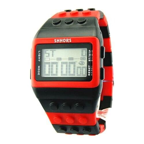 Colorful Digital Watches Unisex Fashion Square Dial Electronic Wrist Watch Outdoor Sports Alarm Date Led Display Watches