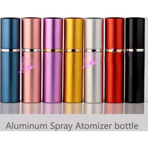 500pcs/lot Capacity 5ml 10ml factory wholesale Perfume Atomizer Spray Bottle Perfume bottle travel Refillable Bottle