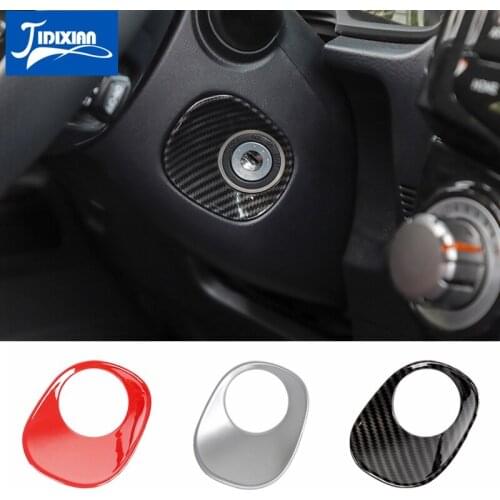 MOPAI Car Interior Engine Ignition Switch Decorative Start Stop Ring Cover Accessories for Toyota 4Runner 2010