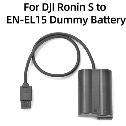 KingMa EN-EL15 Dummy Battery Fully Decoded For DJI Ronin S Stabilizer to Power Camera For Nikon Z5 Z6 Z7 Z6II Z7II D600 D610