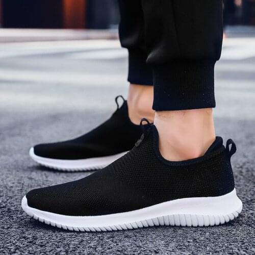 Large Size Casual Mens Shoes Breathable Mesh Couple Fly Woven Sports Shoes Fashion Trend Running Spring And Summer New
