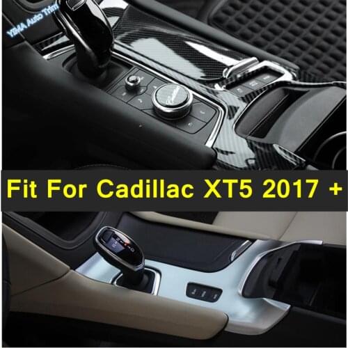 Lapetus Auto Styling Stalls Gear Shift Box Decoration Frame Cover Trim ABS Fit For Cadillac XT5 2017 - 2021 Interior Accessories