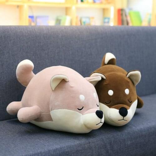 Stuffed Animal Shiba Inu Dog Plush Toy Plump Body Dog Stuffed Doll Pillow For Kids Birthday Gift or Shop Home Decoration