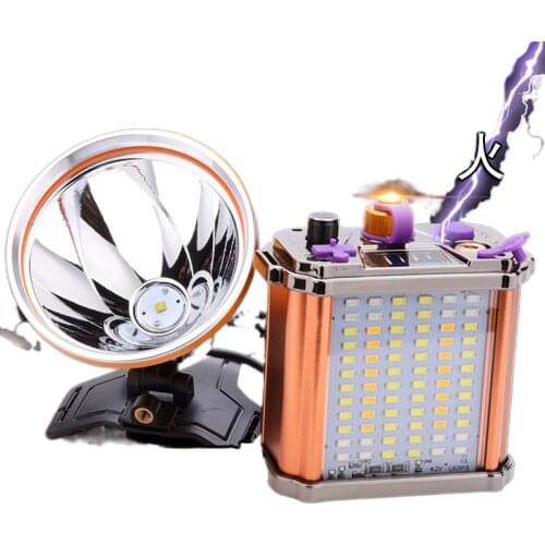 P90 hernia headlight glare charging head-mounted searchlights split bright fishing long-range long life