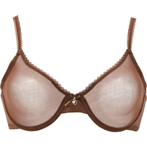 New ultra thin bra panty Sale Separated sexy gauze transparent invisible set B C D E F 75 80 85 90 95 100 big size see though