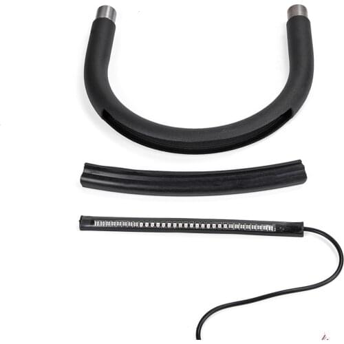 For YAMAHA Cafe Racer Scrambler Rear Seat Frame Hoop Loop with LED Brake Turn Tail Lights 230mm Motorcycle Accessories