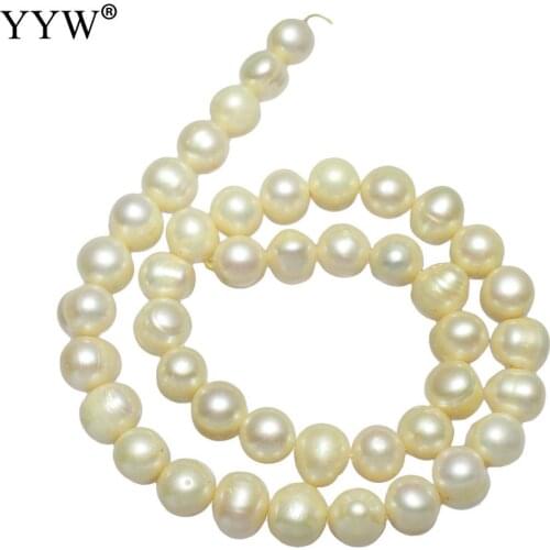 Wholesale 9-10mm Loose Bead Fashion Cultured Potato Freshwater Pearl Bead Charming Jewelry Accessories