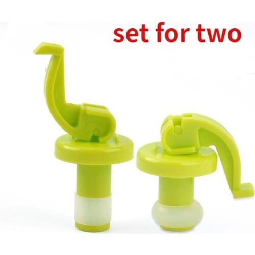 Plastic wine bottle stopper manual pressure vacuum sealing pressure wine bottle stopper champagne wine preservation tool