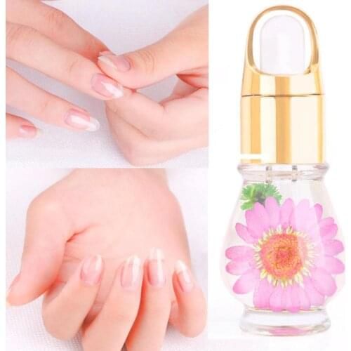 15ml Professional Nail Nutritional Cuticle Oil Dry Flower Fresh Flavor Manicure Tool Nail Treatments