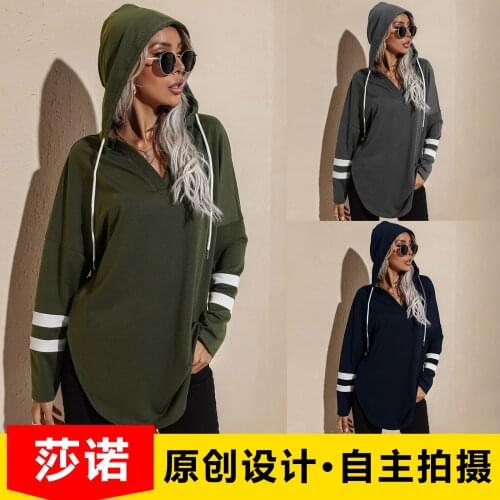 Pullovers harajuku hoodie hot style new fund 2021 autumn loose long sleeve hooded fleece Sweatshirt Female Streetwear SLF12037