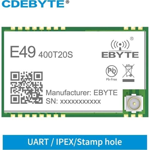 433MHz rf module CDEBYTE E49-400T20S 20dBm 100mW UART SMD Cost effective Wireless data transmission module 1.0km GFSK