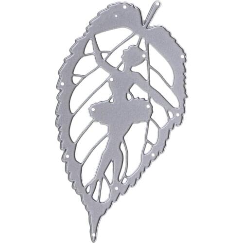 1 Piece Leaf Fairy Cutting Dies Stencils for Photo Album Embossing Scrapbooking Paper Crafts