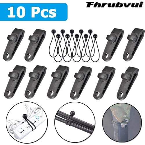 Outdoor Tarp Clips Grip Tarp Clamps Awning Cord Clip Pool Tent Fasteners Heavy Duty Clips Holder Gust Guard Cover Clamp